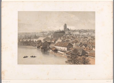 Vue de Berne (vues de la Suisse et de la Savoie) - Eugene Ciceri
