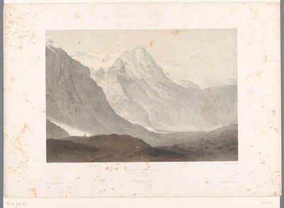 Vue de la vallée de Grindelwald (Gezichten in Zwitserland en Savoye) - Eugene Ciceri