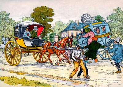 Cabriolet et voiture 