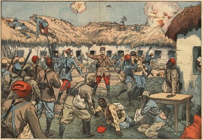 Les troupes coloniales débloquent le poste d
