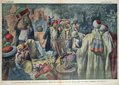 La vente par le gouvernement syrien des biens de l