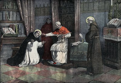 La dispute du Saint Sacrement : Saint Thomas d