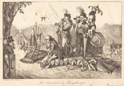 Les Écrevisses à Longchamps - Eugene Delacroix, Charles Etienne Pierre Motte