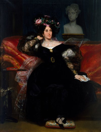 Portrait de Madame Jules-Antoine Droz, 1833 - Eugene Deveria