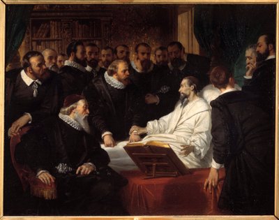 La Mort de Jean Calvin, réformateur religieux - Eugene Deveria