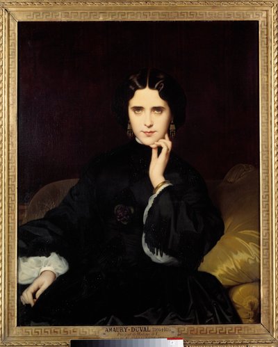 Portrait de Madame de Loynes (1837-1908) - Eugene Emmanuel Amaury Duval
