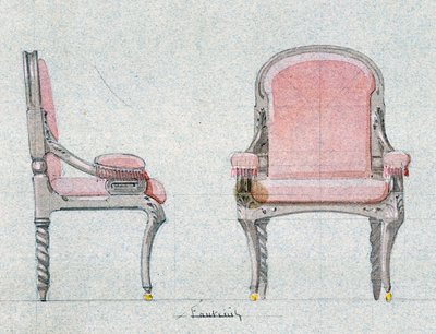Fauteuil pour la salle dorée, Château d
