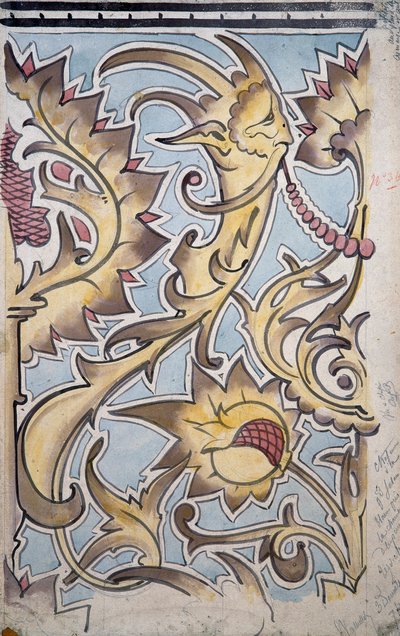 Motifs de tapisserie pour la Grande Salle de l