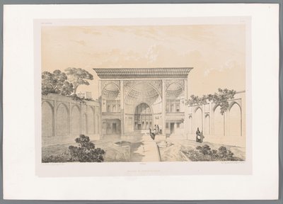 Maison de Hussein-Khân Tabriz - Eugene Flandin