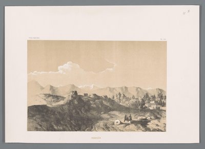 Vue de Hamadan - Eugene Flandin