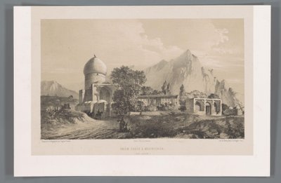 Vue sur Imamzadeh Komijan en Irak-i Ajam - Eugene Flandin