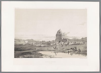 Vue du village de Soltaniyeh - Eugene Flandin