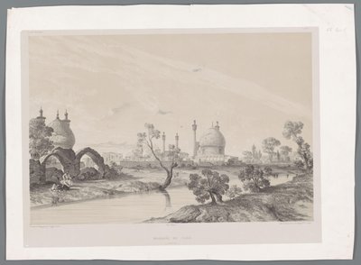 Mosquée du Chah à Ispahan - Eugene Flandin