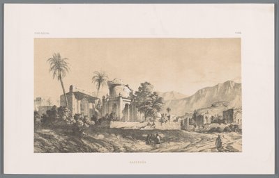 Ruines de Bishapur - Eugene Flandin