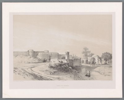 Porte de Chimrân à Téhéran (Paysages persans) - Eugene Flandin