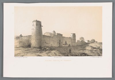 Village fortifié de Taghrud - Eugene Flandin