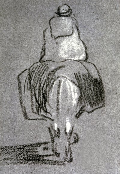Berbère sur un âne - Eugène Fromentin