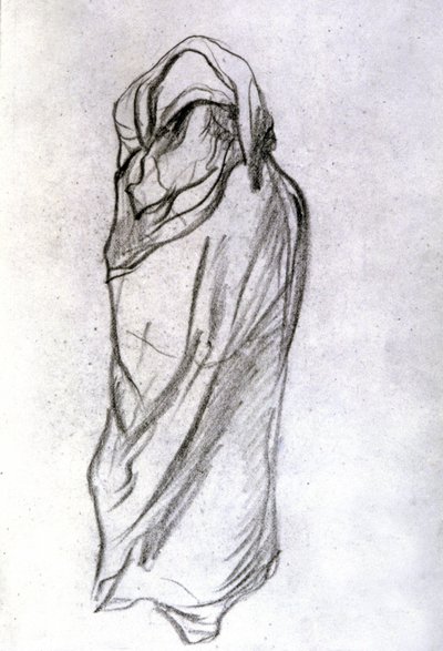 Femme voilée dans le Sahel - Eugène Fromentin