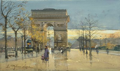 Arc de Triomphe - Eugene Galien Laloue
