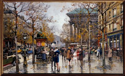 Vue du boulevard des Italiens à Paris - Eugene Galien Laloue