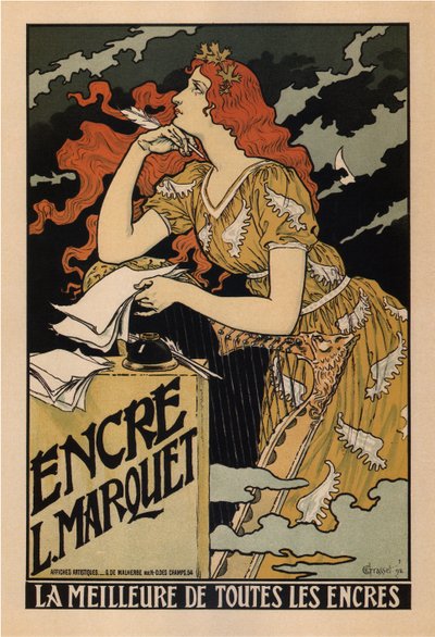 Affiche Encre L. Marquet - Eugene Grasset