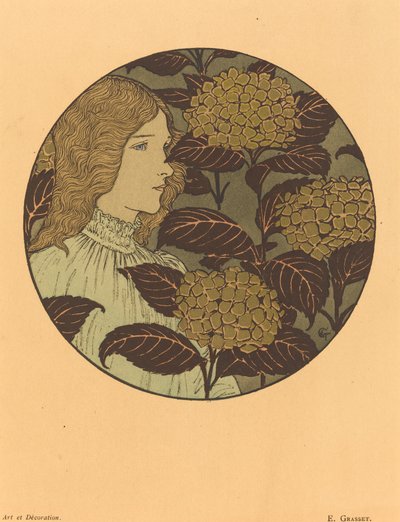 Portrait en médaillon d