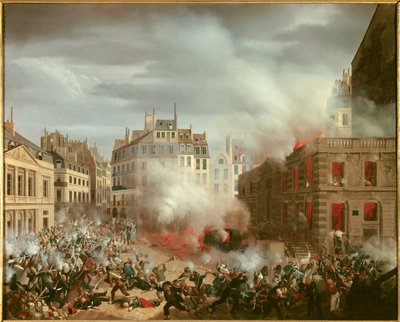 Révolution de 1848 : « Incendie de la tour de l