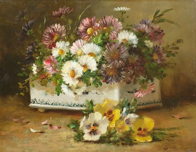 Nature morte de fleurs - Eugene Henri Cauchois