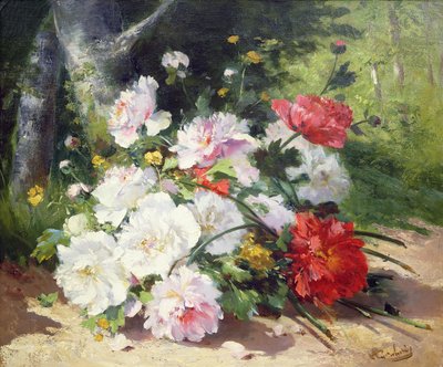 Nature morte de fleurs - Eugene Henri Cauchois