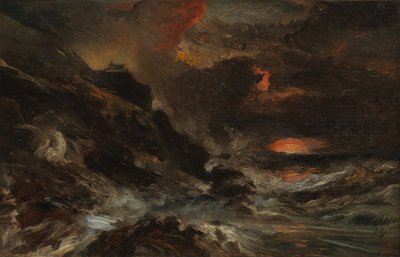 Tempête au large de la côte normande - Eugene Isabey