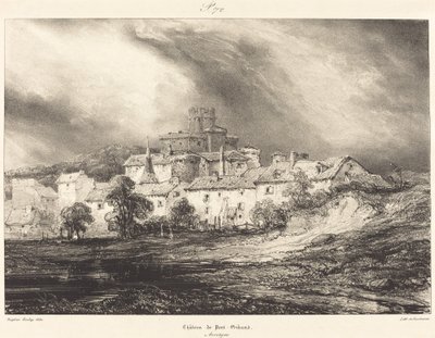 Château de Pont-Gibaud - Eugene Isabey