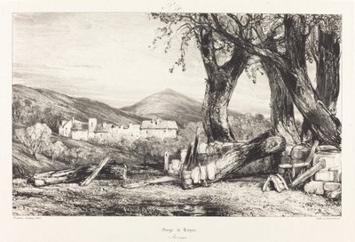 Gorge de Royat, Auvergne - Eugene Isabey