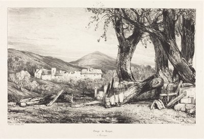Gorge de Royat, Auvergne - Eugene Isabey
