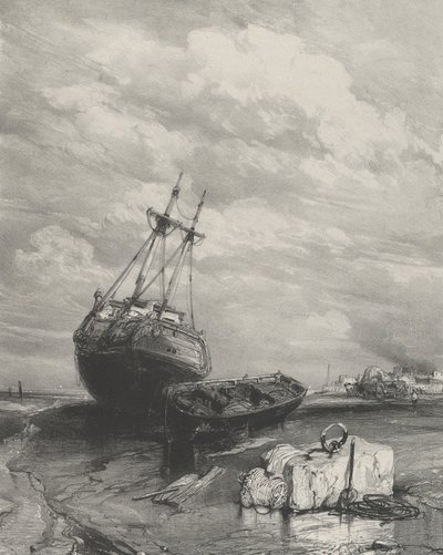 Marée basse, 1833 - Eugene Isabey