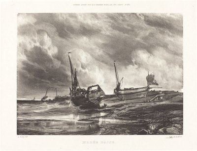 Marée basse - Eugene Isabey