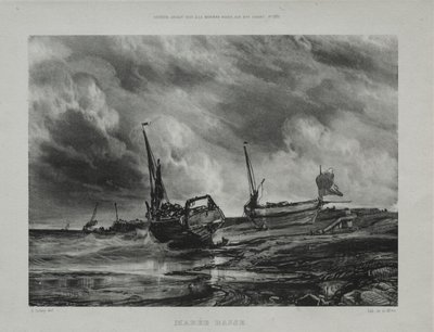 Marée basse - Eugene Isabey