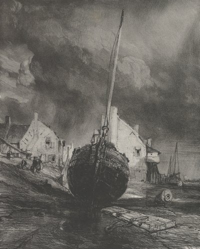Souvenir de Saint-Valéry-sur-Somme, 1833 - Eugene Isabey