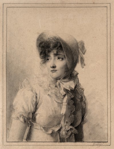 Portrait de la comtesse Starjinska, 1800s - Eugene Isabey