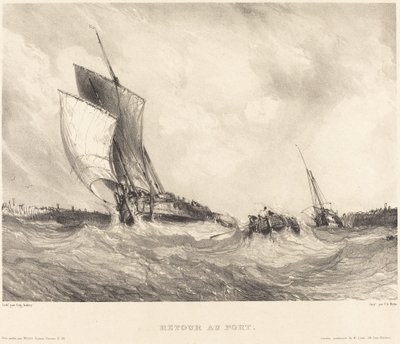 Retour au port - Eugene Isabey