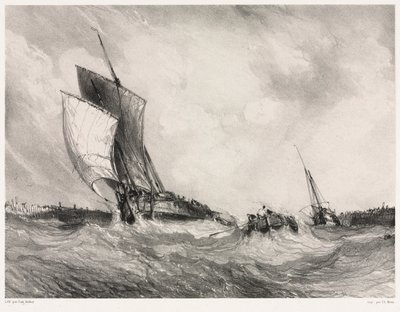 Six marines : Retour au port - Eugene Isabey