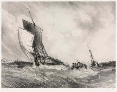 Six marines : Retour au port, 1833 - Eugene Isabey