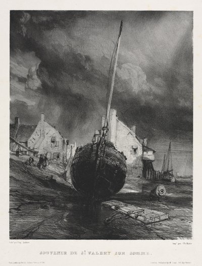 Six Marines : Souvenir de Saint Valéry sur Somme - Eugene Isabey