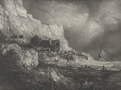 Les environs de Dieppe, 1833 - Eugene Isabey