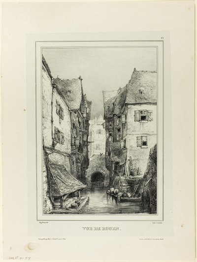 Vue de Rouen - Eugene Isabey