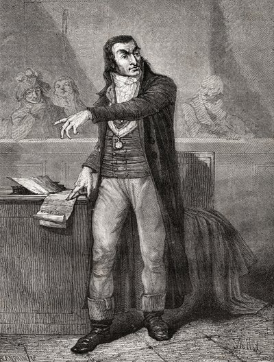 Antoine Quentin Fouquier-Tinville (1746-95), gravé par Blanpain - Eugene Joseph Viollat
