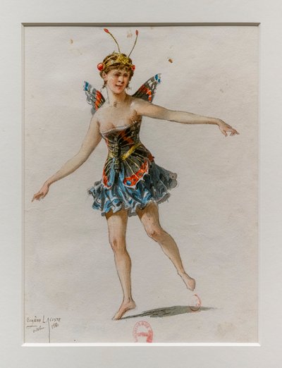 La Korrigane. Ballet de Charles-Marie Widor, modèle de costume - Eugene Lacoste