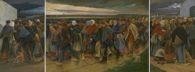 Les Émigrants (Triptyque) - Eugene Laermans