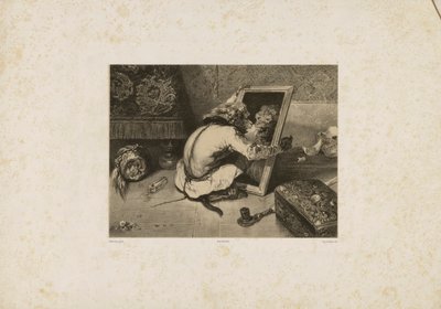 Le singe dans le miroir - Eugene Leroux