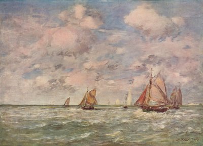 Un paysage marin, c. 1850 - Eugene Louis Boudin