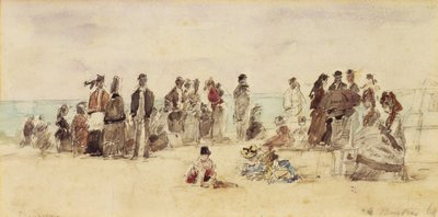 Scène de Plage, 1864 - Eugene Louis Boudin